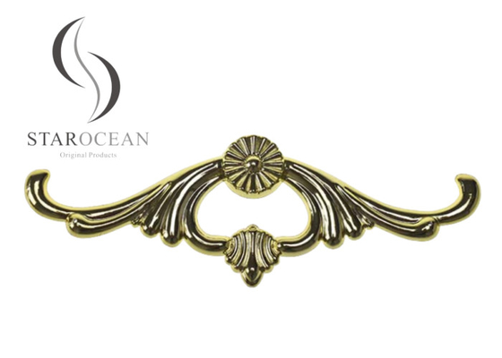 Custom Plated Color ABS Hard Materials Coffin Accessories Simple Design PF11
